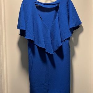 Blue Dress with a Very Fun Back